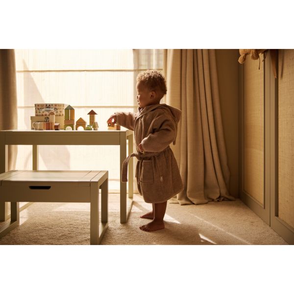 Peignoir enfant éponge 1-2 ans Milky Coffee
