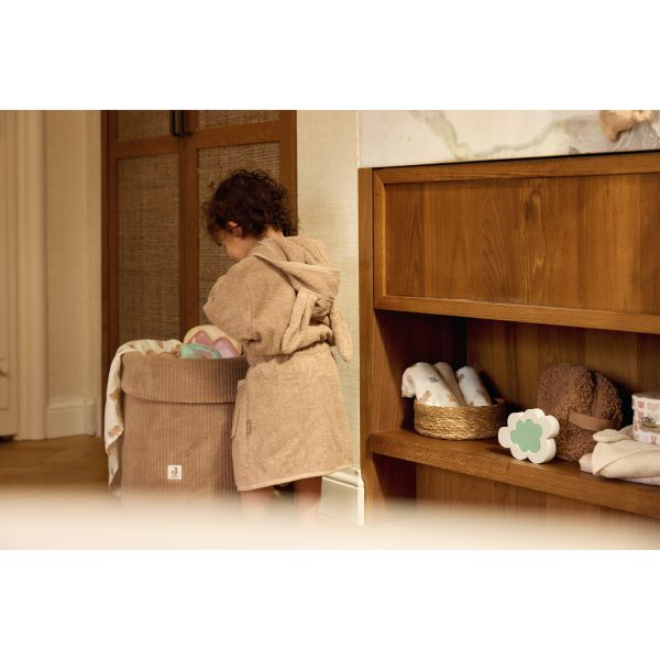 Peignoir enfant éponge 1-2 ans Milky Coffee