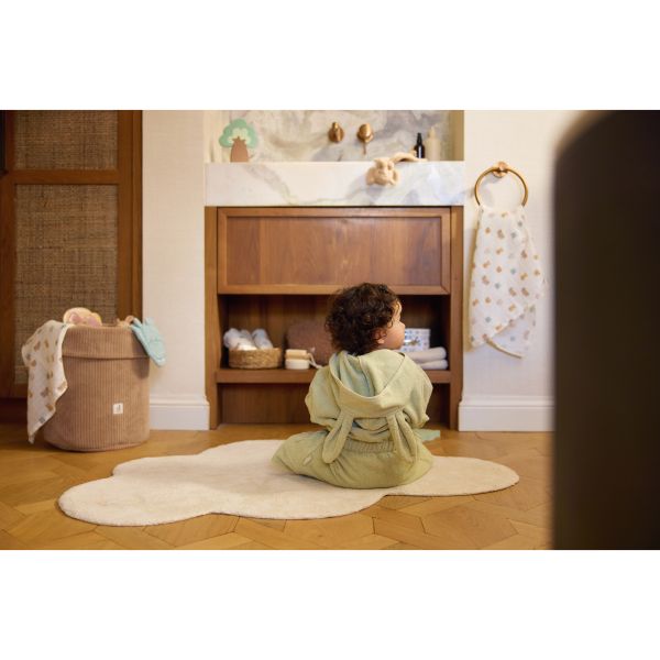 Peignoir enfant éponge 1-2 ans Soft Matcha