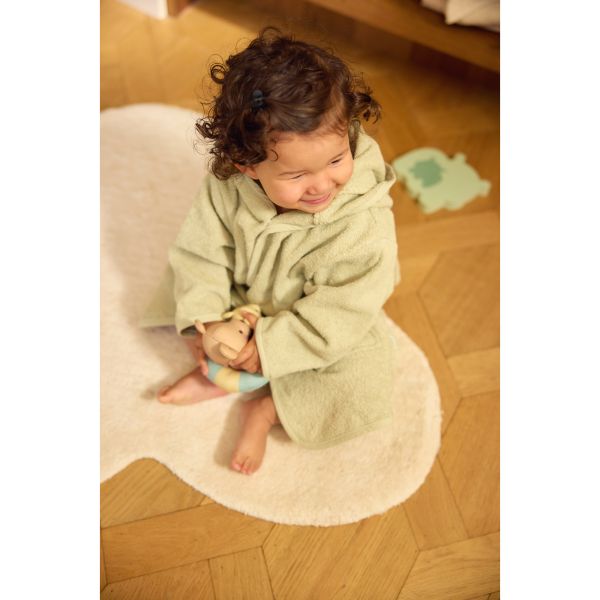 Peignoir enfant éponge 1-2 ans Soft Matcha