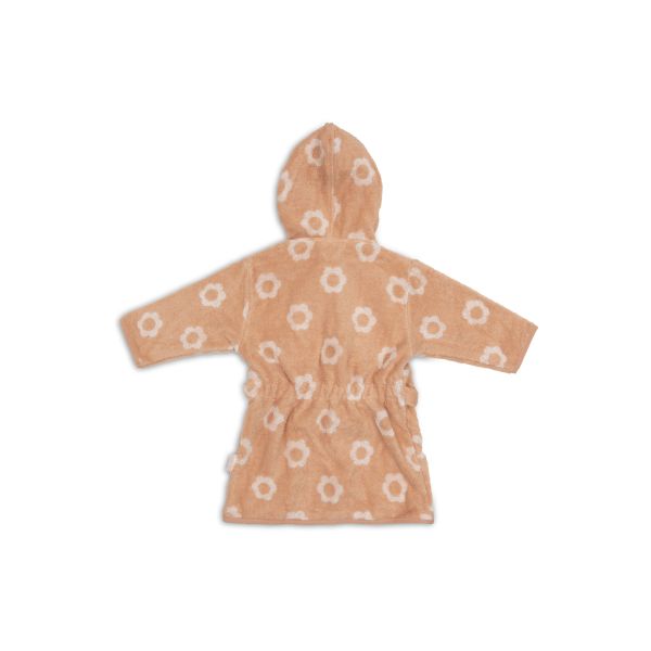 Peignoir éponge enfant Jacquard Flower 1-2 ans