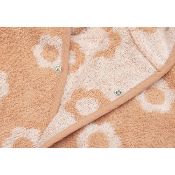 Peignoir éponge enfant Jacquard Flower 1-2 ans