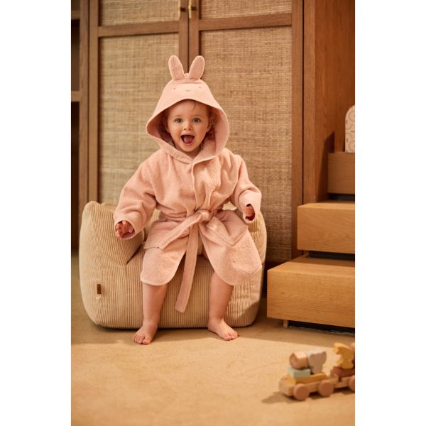 Peignoir éponge 1-2 ans Miffy Silk Rose