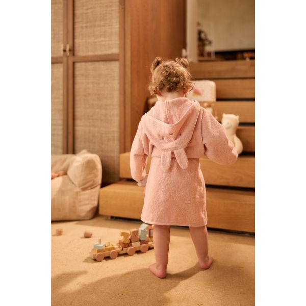 Peignoir éponge 1-2 ans Miffy Silk Rose