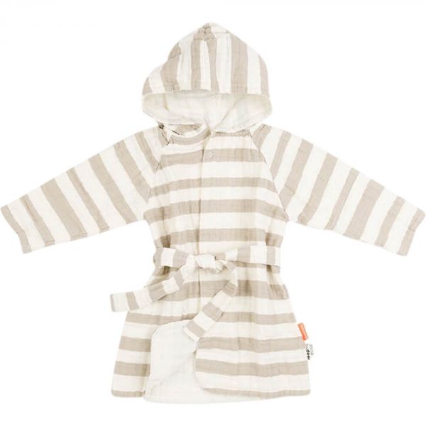 Peignoir Stripes sable 1/2 ans