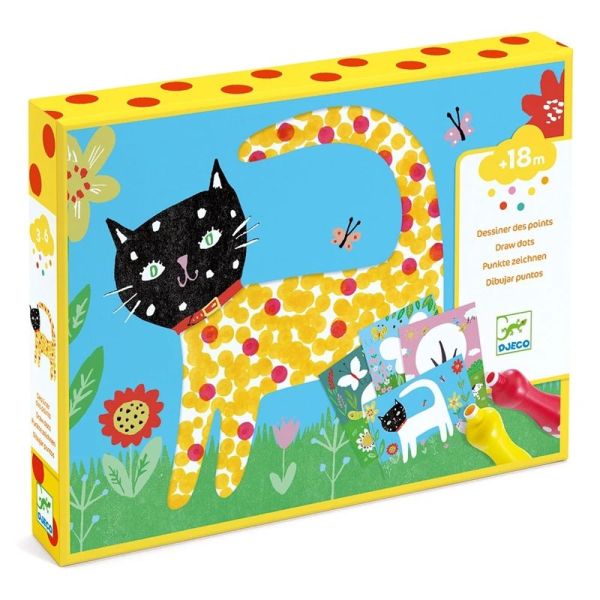 Coffret de dessin à marqueurs mousse A petits points