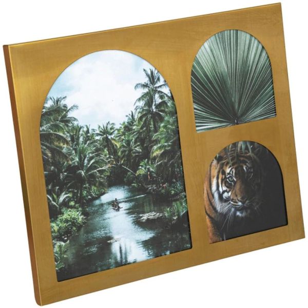 Pêle-mêle 3 photos Modèle Or