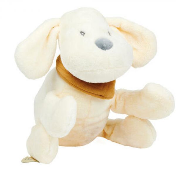 Peluche 28 cm Charlie le chien vanille