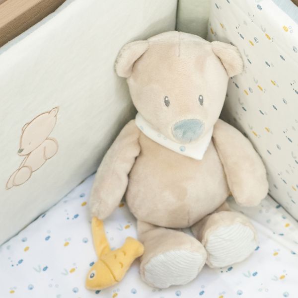 Peluche Jules l'ours polaire 30 cm