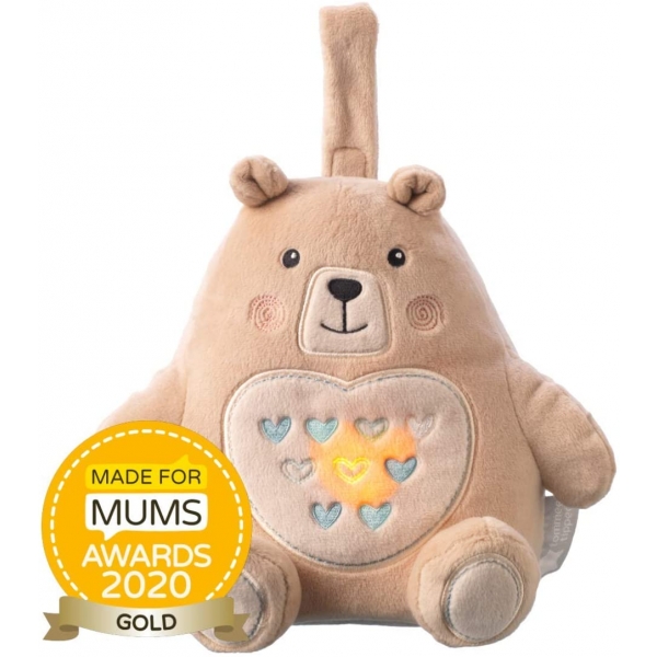 Peluche d'aide au sommeil rechargeable Grofriend - Bennie l'ourson