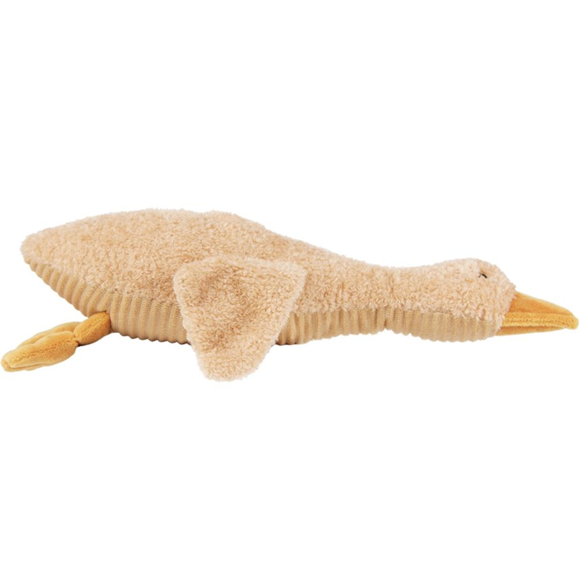 Peluche douce bruit blanc Liva l oie Marron