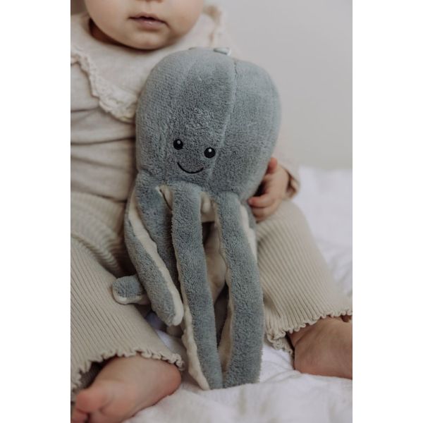 Peluche bruits blancs rechargeable Olly la pieuvre