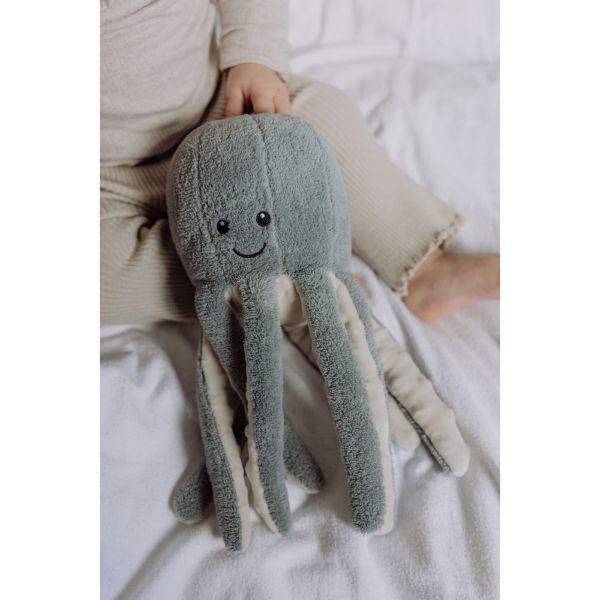 Peluche bruits blancs rechargeable Olly la pieuvre