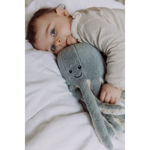 Peluche bruits blancs rechargeable Olly la pieuvre