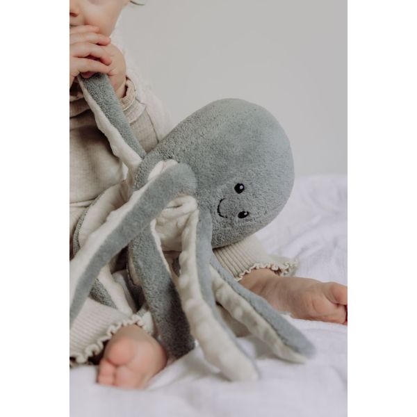 Peluche bruits blancs rechargeable Olly la pieuvre