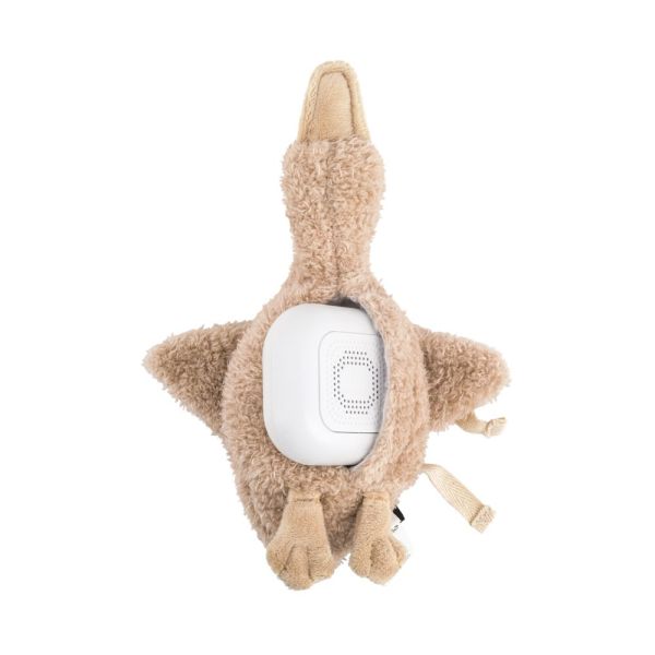 Peluche bruits blancs à suspendre Liva l'oie beige