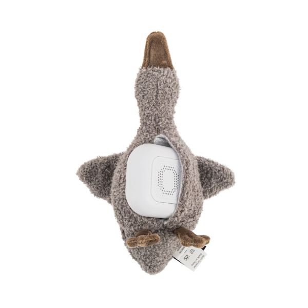 Peluche bruits blancs à suspendre Liva l'oie gris