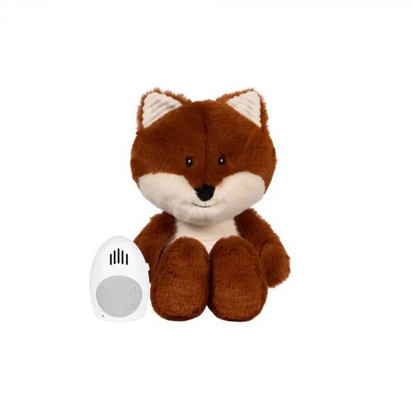 Peluche douce bruit blanc Robin Renard marron