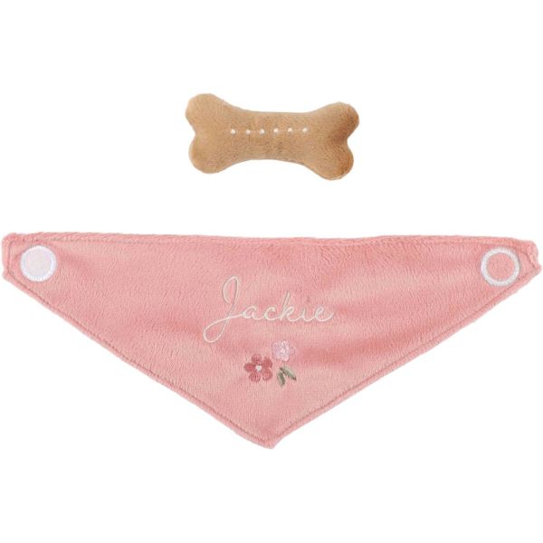 Peluche chien avec sac de transport - Jackie