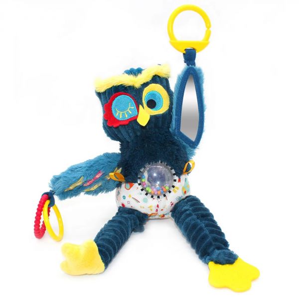 Peluche d'activités nomade Astros le hibou