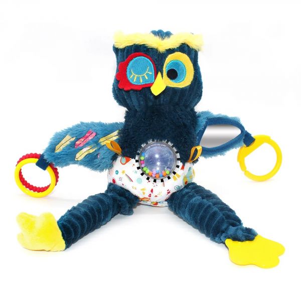Peluche d'activités nomade Astros le hibou