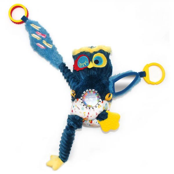Peluche d'activités nomade Astros le hibou