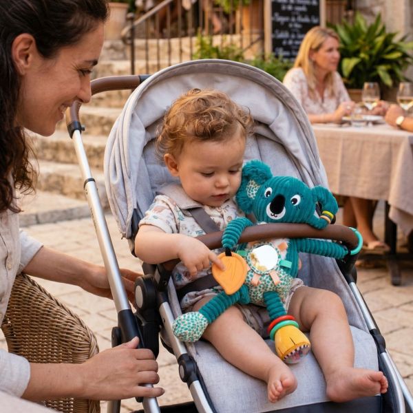 Peluche d'activités nomade Berlingos le koala