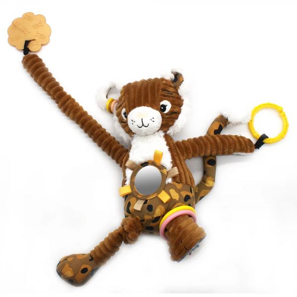 Peluche d'activités nomade Spéculos le tigre