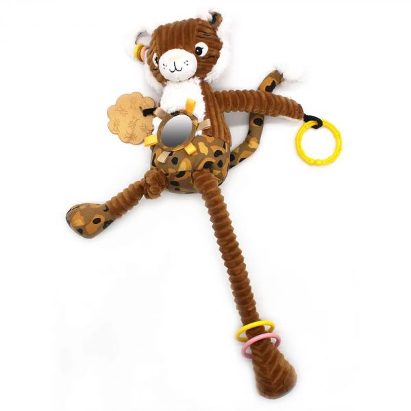 Peluche d'activités nomade Spéculos le tigre