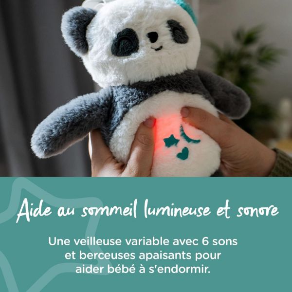 Peluche d'aide au sommeil rechargeable Grofriend - Pippo le Panda