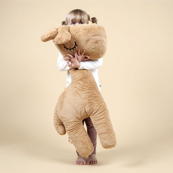 Peluche géante Raffi Moutarde 100 cm