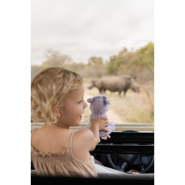 Peluche Hippopotame  - 17 cm
