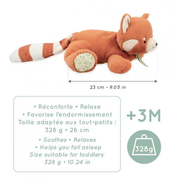 Peluche lestée Panda roux