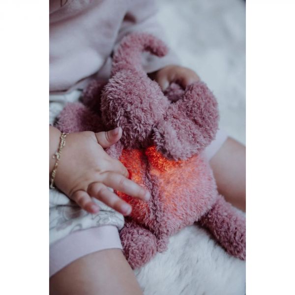 Peluche douce lumineuse George l'éléphant