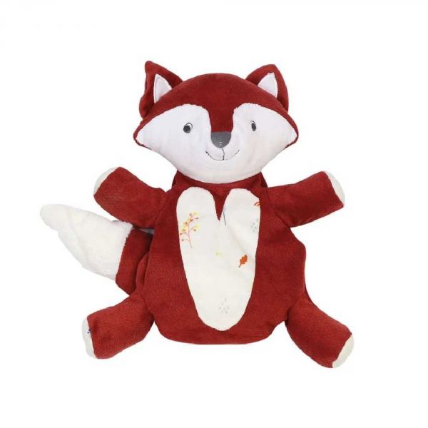 Peluche marionnette Renard - Cache Cache en Forêt