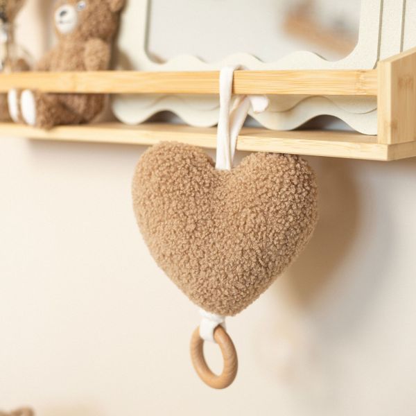 Peluche musicale à suspendre Cœur Ours Björn