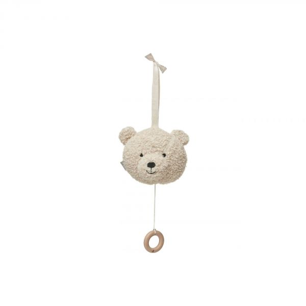 Peluche musicale Teddy Bear Naturel