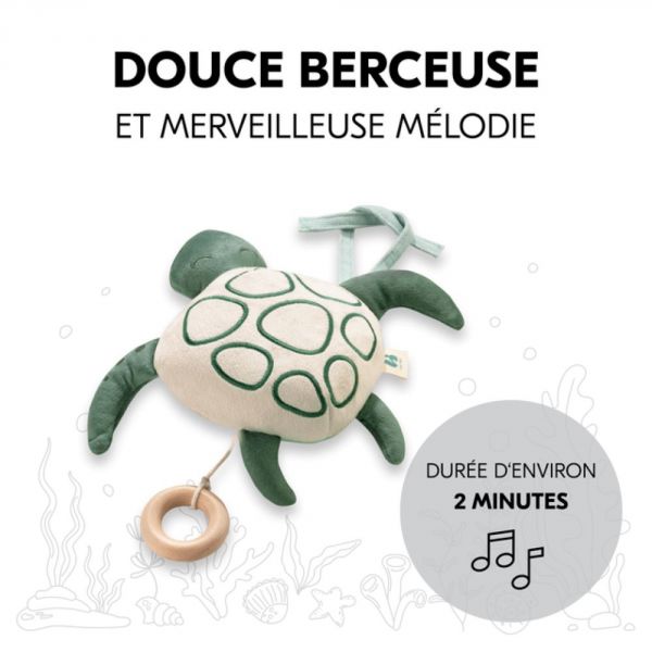 Peluche musicale tortue