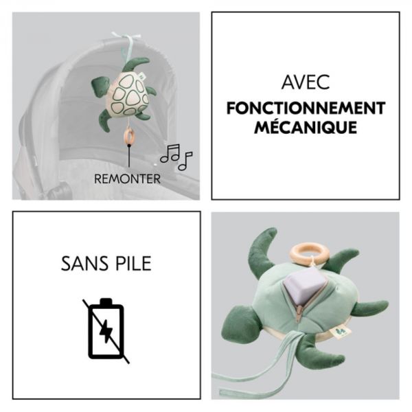 Peluche musicale tortue