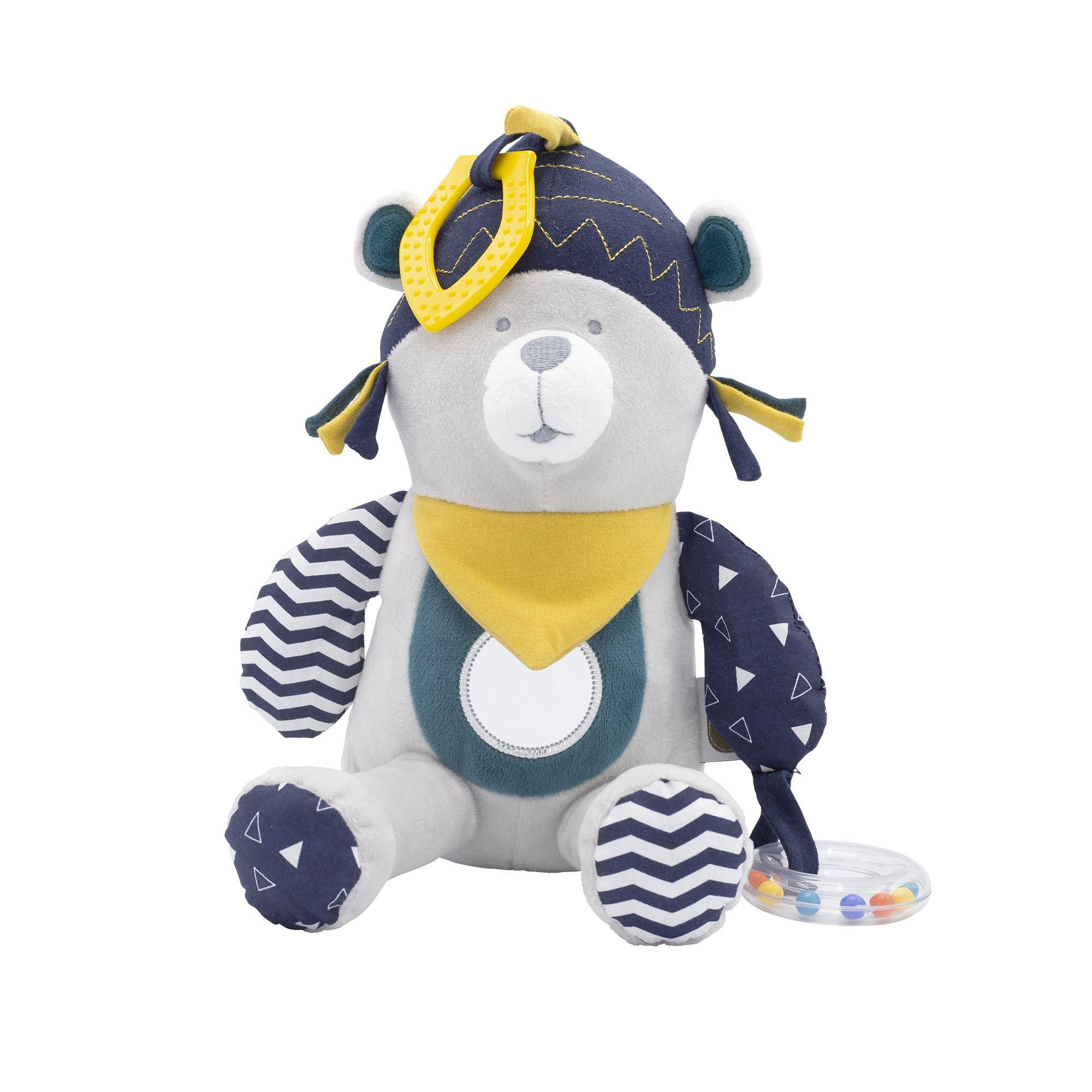 Trois kilos sept Peluche d'activit?�s Ours Lama M'ours - Made In B?�b?�