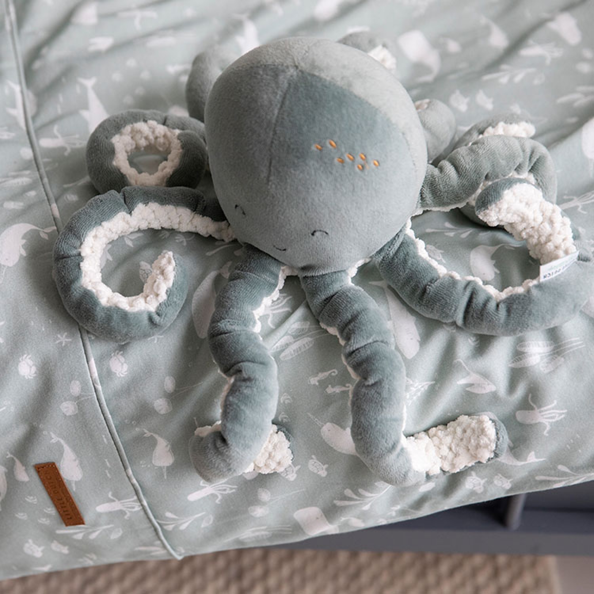 Little Dutch Peluche Pieuvre Ocean Mint Made In Bebe Little Dutch Peluche Pieuvre Ocean Mint Made In Bebe