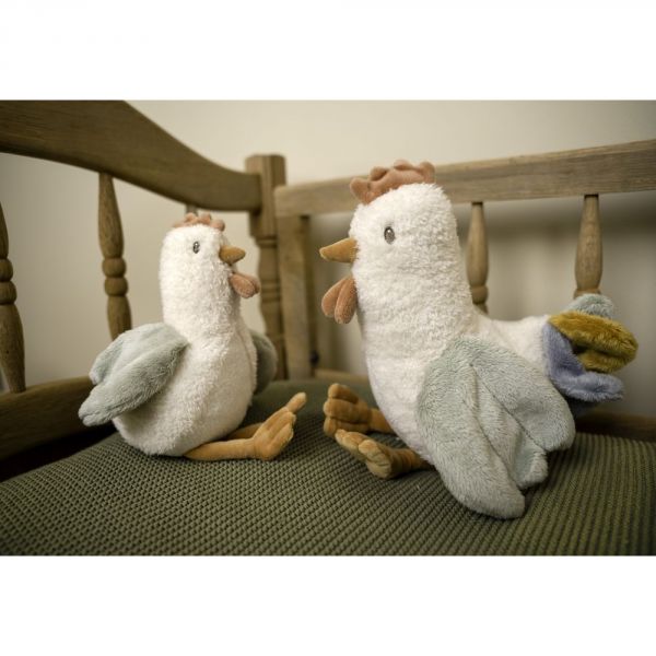 Peluche Poule - Little Farm 17 cm