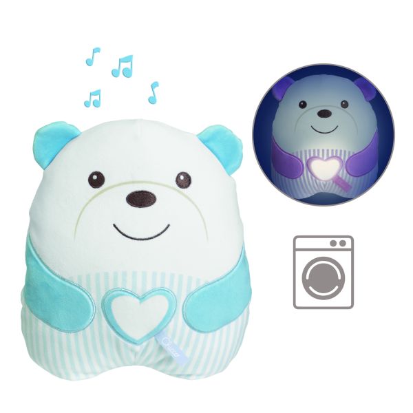 Peluche  musicale Tendre Ourson bleu