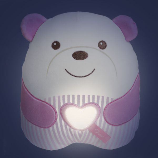 Peluche  musicale Tendre Ourson rose