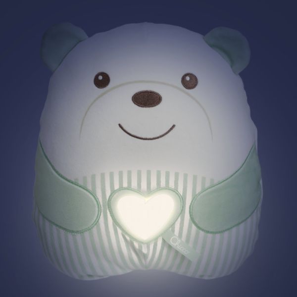 Peluche  musicale Tendre Ourson vert