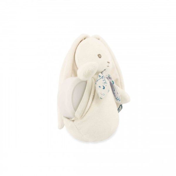 Peluche veilleuse nomade Lapin crème