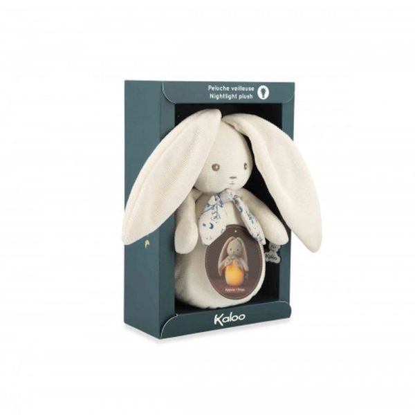 Peluche veilleuse nomade Lapin crème
