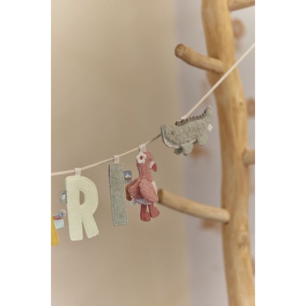 Pendentif Crocodile en tissu - Safari Friends