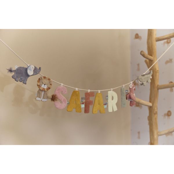Pendentif Elephant en tissu - Safari Friends