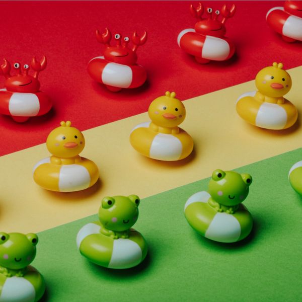 Jouet de bain Happy Bubbles Duckies